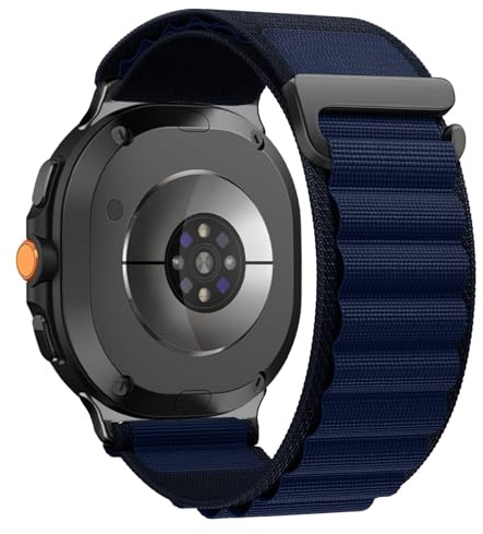 Nylon Armband für Samsung Galaxy Watch 9/8 Armband Alpine Loop band Herren | Stoff Armbänder Verstellbare One Click No Gap Sport Ersatzarmband für Samsung Watch 8 9 40mm 44mm/8 Classic 46mm Band