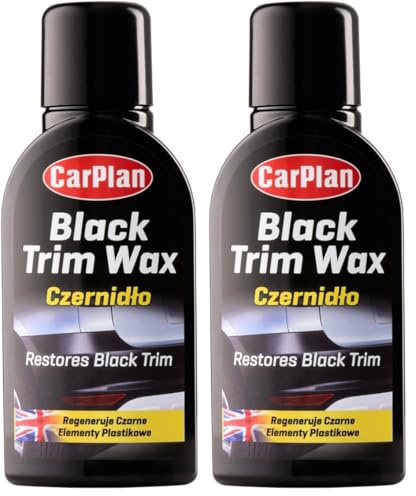 CarPlan BTW375 Trim Wax, Black (Pack of 2)