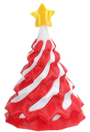 Fyrdyn 3D-Druck Weihnachtsbaum | Sensorisches Sammlerstück | 3D-Gedruckter Stapel-Fidget-Tannenbaum,Für Wohnung Studierzimmer Klassenzimmer Wohnheim Jungs Mädchen Erwachsene