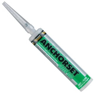 Everbuild Anchorset Green 300 Styrene Free Rapid Curing Anchor Fixing Resin, 300ml