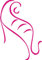 PEMA INDIGOS UG - Wandtattoo Wandsticker Wandaufkleber Aufkleber D306 Panther 80x56 cm - pink