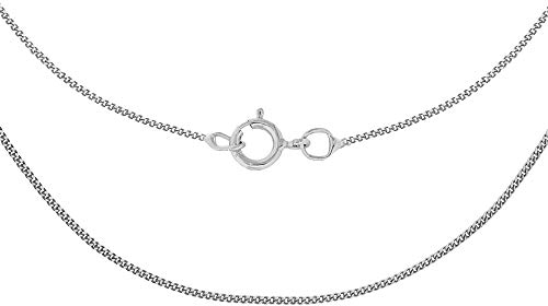 CARISSIMA Damen-Panzerkette 375 Weißgold-5.13.0024