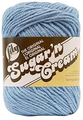 Lily Sugar 'N Cream Yarn-70.9g- Light Blue