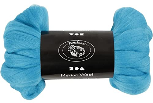 Merinowolle 21 my türkis Südafrika 100g