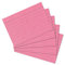 Herlitz 10836195 Karteikarte A6 liniert, rosa, 100 Stück, 2