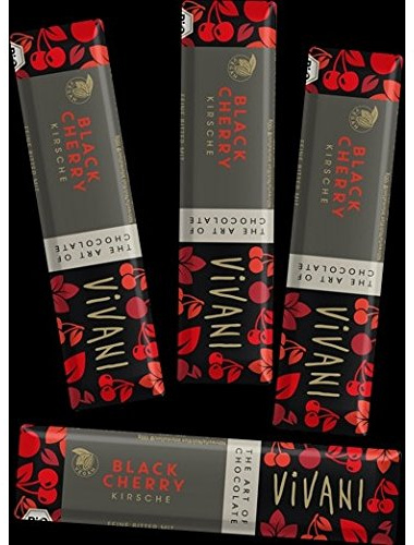 Vivani Black Cherry Vegan 35g X 10 (Pack of 10)
