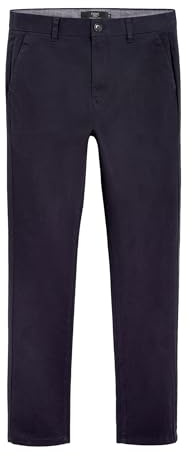 NEXT Herren Skinny Fit Chinohose mit Stretch Marineblau EU 91.5 Short
