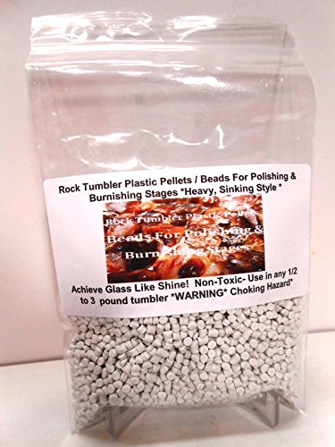 Rock Tumbler Sinking Plastic Pellets / Beads Used for Final Polishing & Burnishing Stages