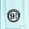Stickers Muraux Platform 9 3/4 Kings Cross London pour panneau de porte