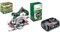 Bosch PKS 18 LI Sega Circolare con Batteria al Litio - Corpo Macchina + 2.5 Ah Accessorio Power 4All Batteria al Litio da 18 V