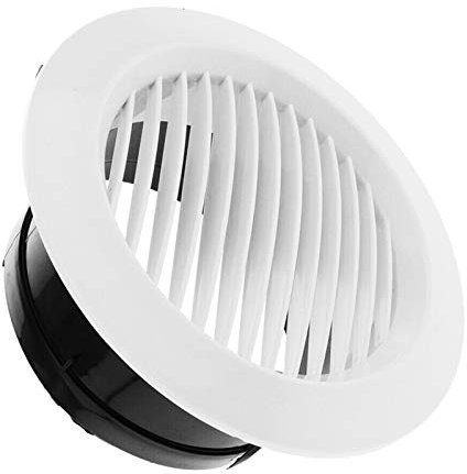 Pangyoo PYouo-small air vent, Air Vent Grille,Circular, Indoor Ventilation Outlet Duct Pipe Cover Cap XSD, Home decoration accessories (Color : 150mm)