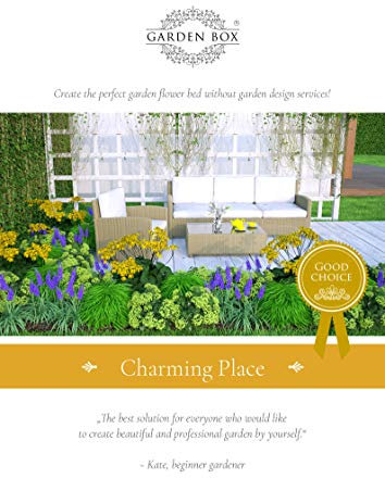 Garden Box - Proffesional flower bed Charming Place: Create perfect garden flower bed without garden design services!