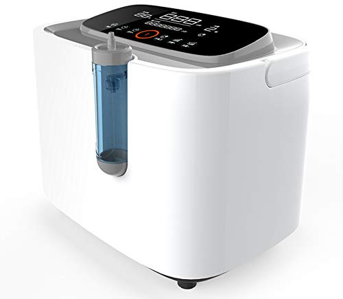 CheungLee Generatore Di Concentratore Di Ossigeno, 93% 1-7L / Min Macchina Portatile Regolabile Dell'Ossigeno ?42dB Generatore Di Ossigeno Calmo Eccellente Per Uso Domestico E Di Viaggio AC220V
