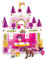 Ecoiffier – Abrick Märchenschloss – Schloss aus großen Bausteinen, mit Prinzessin, Prinz und Kutsche, pink, rosa, für Kinder ab 18 Monaten
