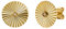 NOELANI Ohrstecker 925 Sterling Silber Damen Ohrschmuck, mit Zirkonia synth., 1,2 cm, Gold, Kommt in Schmuck Geschenk Box, 2031648