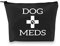 G2TUP Medizintasche für Hunde, Hundemedizin, Tierarzt, Tech, Geschenke, Hundeutensilien, Aufbewahrung für Reisen, Camping, Auto, Notfall (Hundemedikamente, schwarz)