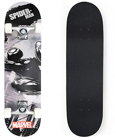 Wooden (Holz) Skateboard Spiderman 79x20x10cm Alu-Achse (9988)