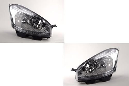 Johns, Scheinwerfer Satz passend für Citroen C4 Scheinwerfer Picasso 09/10-08/13 H7/H1 Set links & rechts