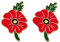 Broche coquelicot pour commémoration du jour du Souvenir Lest We Forget Veterans Memorial WW1, 1pc, Métal