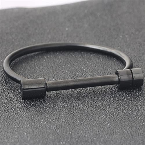TOXI Shackle Screw Bracelet Cuff Rose Gold Color Bangle Titanium steel Bangles Bracelets For Women Charm Bracelet