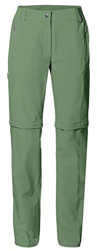 VAUDE Damen Women's Farley Stretch Zo T-zip Pants Ii Hose, Willow Green, 40 EU