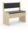 VCM Holz Eckbank Sitzbank Bank mit Truhe Esal Breite 80 cm