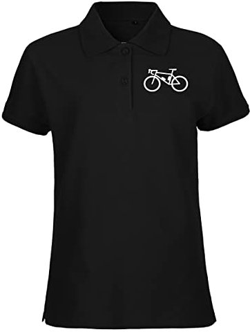 Huuraa Damen Polo Shirt Bike Fahrrad Geschenk