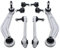 Frankberg 6x Querlenker + Koppelstange Hinterachse Kompatibel mit 5er E39 520 523 525 528 530 535 540 M5 1995-2003 5er Touring E39 520 523 525 528 530 540 1997-2001 Replace# 33321094210