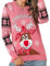 Uniexcosm Pull De Noël Femme Chaud Col Rond Hiver Pour Famille Élégant Rosa L