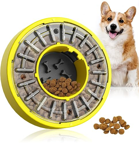 CAROZEN Gamelle pour chiens de taille moyenne et grande - Jouet intelligent - Une alternative aux gamelles traditionnelles - Aide les chiens à développer des habitudes alimentaires saines