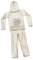 MagiDeal Moustiquaire Costume Maille Costumes À Capuche Respirant Ghillie Costumes Veste Capuche Pantalon Costume de Pêche Costume D'apiculture pour La Chasse, Kaki XL XXL