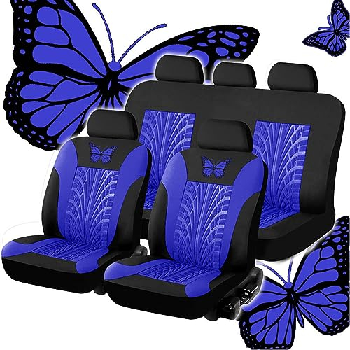 EGNIAN Leder Autositzbezüge Sets für Dacia Sandero Stepway 3.GEN 2.Gen 2012 2013 2014 2015 2016 2017 2018 2019 2020 2021 2022 2023-2025, Allwetter Wasserdicht, Bequem Sitzkissen Innenraum Zubehör