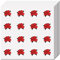 CREATCABIN 128 Stück Rote Rosen-Blumen-Aufkleber,Helm-Aufkleber,Selbstklebend,Wasserfest,Rund,Cartoon-Aufkleber,Bulk-Aufkleber Für Scrapbooking,Wasserflaschen,Laptop,Gepäck,Tasse,Tagebuch,2.5cm