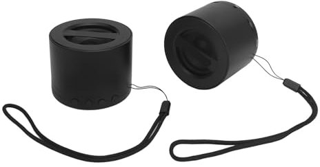 Annadue Dualer Bluetooth Lautsprecher, Tragbares Outdoor Audio Auto, Freisprechen, Bluetooth Audio Unterstützung, Plug in Karte für Zuhause, Reisen, Wandern.