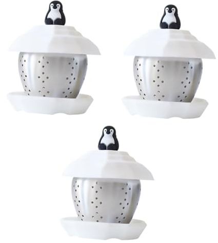 3Stück Teesieb Teefilter für Losen Tee,Teesieb Edelstahl für Tasse für losen Tee Edelstahl Gewürze Sieb Gewürzfilter Teefilter en Kanne Gross Küchen Kochzubehör