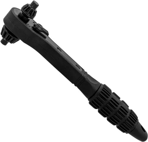 Bestgle Mandrins de Perceuse électrique, Clé à cliquet, Clé de Mandrin de Perçage 2-en-1 Clé à Cliquet à Double Usage 12,7 mm 17,5 mm Pour Outils électriques Clé à Mandrin