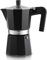 Sivaphe Stovetop Coffee Maker 450ml/9 Cups, Aluminium Moka Pot Italian Espresso Maker with Heat-Resistant Handle, Black