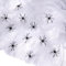 Halloween Decorative Spinnennetz, 200 g White Stretchable Halloween Spinnennetz und 40 Pieces Black Plastic Spinnennetz for Halloween Decorations, House Decoration, Party