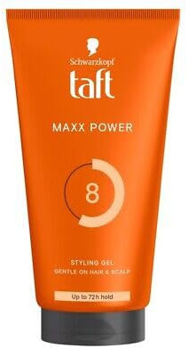 Taft Maxx Power Styling Gel 8, Pack of 3, 150 ml