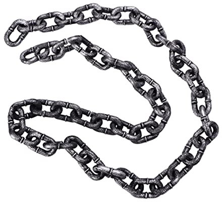 iplusmile Kunststoff Ketten Requisite für Halloween Party Dekoration Realistische Gefälschte Kette für Cosplay für Freunde und Familie