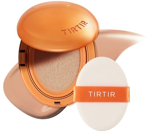 TIRTIR Mask Fit AI Filter BB Cushion Foundation | KI-ähnliches halb-mattes Finish, Mittlere bis Hohe Deckkraft, Koreanisches Make-up Beauty, (0,63 Fl Oz), 25C Cool Taupe