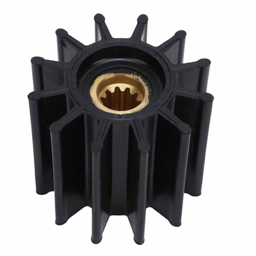 Qqmora Turbine de Pompe à Eau de Mer 12 Pales en Caoutchouc Flexible de Remplacement pour Pompe Sherwood P270101 P2710X P270201 QSB Moteur Marin 27000K 3974456
