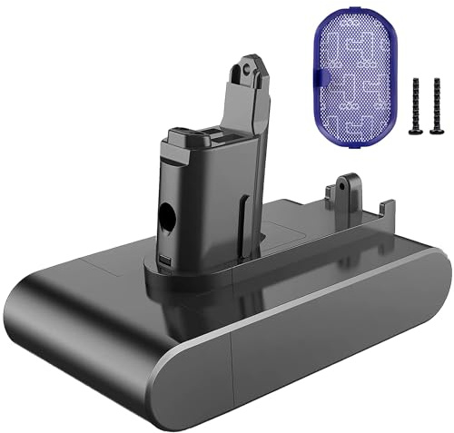 5000mAh DC31 Ersatzakku für Dyson Typ B DC31 DC34 DC35 DC45 DC56 DC57 Staubsauger mit Filter (Nur passend für Dyson Typ B)