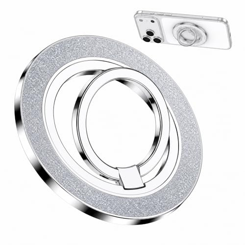 Handy Ring Halterung Magnetisch Ringhalter iPhone 17 Magsafe Ring Ständer | Handy Griff Halter für Magsafe Fingerhalter für iPhone 17 16 15 14 13 12 Pro Max, Samsung Galaxy A57 A56 A55 A36 S26 S25 24