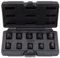 KS TOOLS 515.0950 Jeu de douilles à chocs 12 pans courtes, 10 pièces
