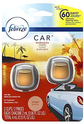 Febreze Hawaiia Vent Clip Air Freshner, 2 Count