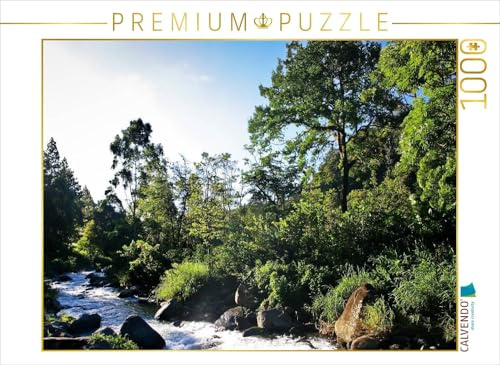 CALVENDO Puzzle Boquete, Caldera Fluß | 1000 Teile Lege-Größe 64 x 48 cm Foto-Puzzle für glückliche Stunden