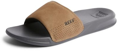 Reef One Slide, Men’s Flip Flops, Grey (Grey/TAN GTA), 5 UK (37.5 EU)