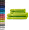 Hometex Premium Textiles 2X Serviette de Douche + 2X Serviette | Vert Pomme | 100% Coton éponge | Norme ÖKO-TEX | qualité supérieure 500 g/m²