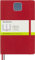 Moleskine - Klassisches Notizbuch, Blanko Seiten, Softcover und elastischer Verschluss, Größe 13 x 21 cm, Farbe Scharlachrot, 400 Seiten